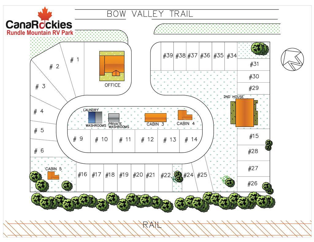 Rundle Mountain Rv Park Otel Canmore Dış mekan fotoğraf